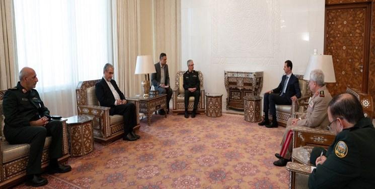 سرلشکر باقری با رئیس جمهور سوریه ملاقات کرد