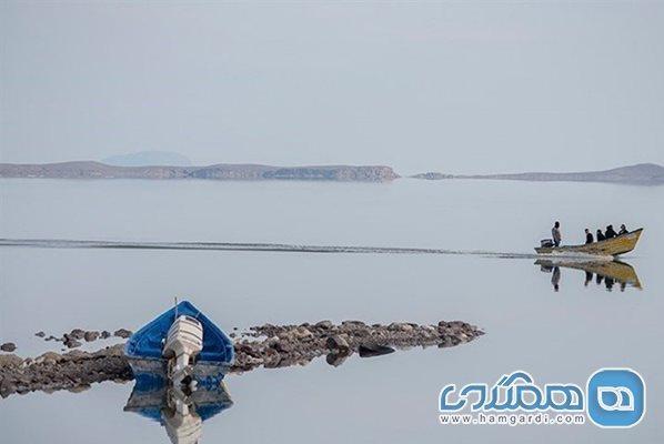 تراز آب دریاچه ارومیه افزایش یافت